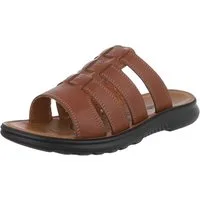 Coolwalk Herren Sandalen mit geflochtenen Riemen für Freizeit und Alltag Sandale (89543880) Flach Sandalen in Camel