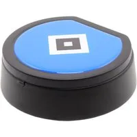 HSV Aschenbecher Ascher mit Deckel und Glutkiller in schwarz blau silber, HSV Aschenbecher in runder Form mit Deckel