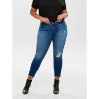 ONLY CARMAKOMA 7/8-Jeans Willy (1-tlg) Fransen