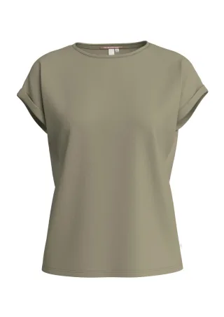 Q/S designed by - T-Shirt im Loose Fit grün - Gr. - XL