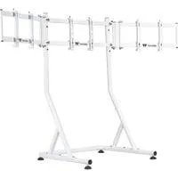 Triple Monitor Stand Snow, für Racing Simulator Cockpit GR500, Monitorhalterung weiß, für Monitore 32" - 55"