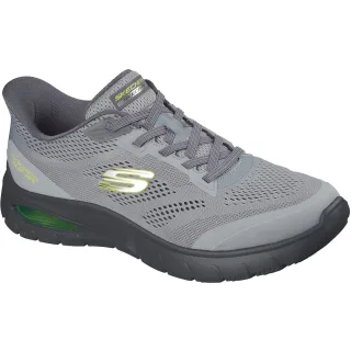 Skechers Skech-Air Summits Textil Herren Trainers in Grau/Limette
