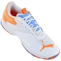 PUMA Solarattack RCT Allcourt weiss/blau/orange Herren Tennisschuh