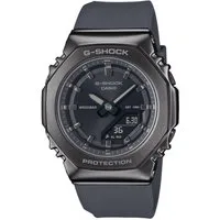 CASIO Digitaluhr GM-S110B-8AER, Damenuhr, Armband aus biobasiertem Resin, grau, aus Edelstahl, 56 g