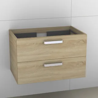 Artiqua 414 Waschtischunterschrank für Venticello 41048J, 41048L Castello Eiche quer NB, 414-WU2L-V1 414-WU2L-V104-7134-426