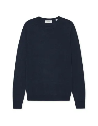 les deux - Merino-Strickpullover - Greyson blau - Gr. - L