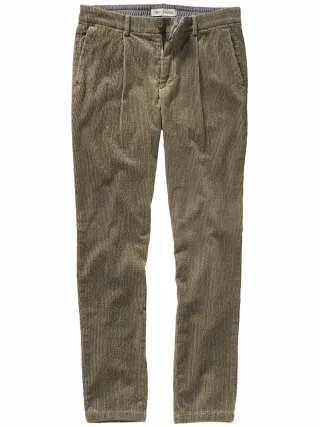 Mey & Edlich Herren Chillige Cord-Chino Grün 98 % Baumwolle, 2 % Elasthan
