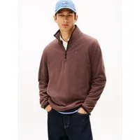 Tommy Jeans Fleecepullover TJM FLAG POLAR FLEECE normale Passform, Troyer