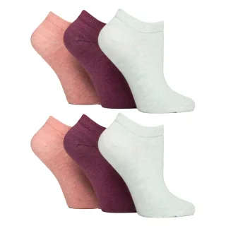 6er Pack Damen Diabetiker Trainingssocken | Extra breite Socken für geschwollene Füße