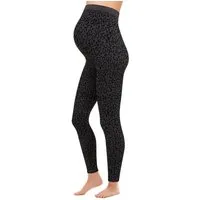 Herzmutter Umstandsleggings Leo Muster - Schwangerschaftsleggings Leopard Dehnbar