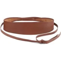 LASCANA Taillengürtel Bindegürtel, Bauchgürtel, Ledergürtel, Gürtel für Kleid & Overall aus weichem Leder zum Binden mit Shaping-Effekt