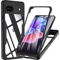 betterfon Handyhülle für Google Pixel 6A 2-teiliges 360° TPU Schutzcase, Rundumschutz mit integrierter Displayabdeckung und klarer Sicht