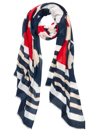 Olsen - Scarf Woven ink blue - Gr. - 00