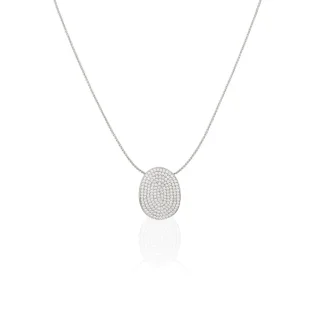 Orphelia Damen-Kette aus 925er Sterlingsilber mit Anhänger – Silber ZH-4440