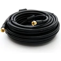 PremiumX 30m BASIC-LINE SAT TV Antennenkabel Schwarz TV-Kabel