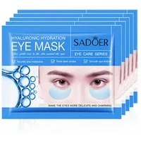 Montegoni Augenpads Kollagen Augenmaske 5 Paar gegen Augenringe & Schwellungen, 5 Paar in einer Packung, Spendet Feuchtigkeit & reduziert Augenringe, Anti-Augenringe