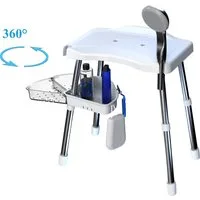 Bischof Dusch- und Badhocker Tray Super, belastbar bis 150 kg, TÜV/GS geprüft