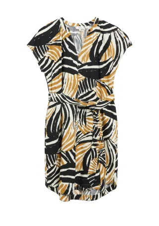 s.Oliver - Kleid gelb/mehrfarbig - Gr. - 34