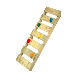 Kletterwand offen 170x62 cm für Spielturm - Wetterfestes Kletter-Modul mit 5 Steinen - Ideal für 150 cm Podesthöhe - Robuste Erweiterung von Wickey