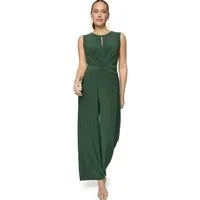 Zero Overall Damen mit Wickeloptik (1-tlg) Rüschen