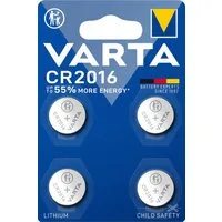 VARTA Varta Batterie Lithium, Knopfzelle, CR2016, 3V Electronics, Retail Bl Knopfzelle, (3,0 V)