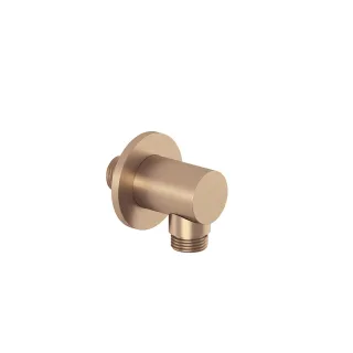 KLUDI-A-QA Wandanschlussbogen rund Brushed Bronze PVD 65547N1-00