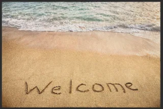 Fussmatte Welcome Beach 4031 | Größe: 60 cm x 45 cm