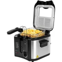 CLATRONIC Fritteuse FR 3649, Friteuse mit Fett, 2,5 L, Fritteuse 130-190°C
