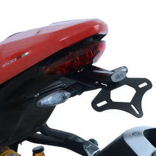 R&amp;G Kennzeichenhalter Heckumbau Ducati Monster 821 / Stripe Bj. 2018-2021 eintragungsfrei