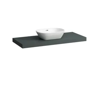 Laufen Waschtisch-Platte LANI 495x1185x65 mit Aussschnitt mittig H4046711122661