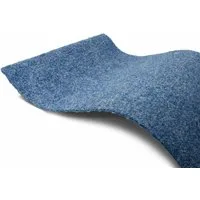 Primaflor-Ideen in Textil Kunstrasen GREEN, Gesamthöhe 7,5 mm, Made in Netherlands, rechteckig, Rasenteppich, blau, mit Drainage-Noppen