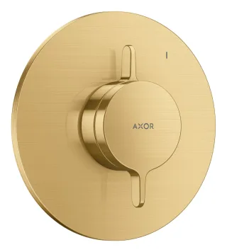 Hansgrohe Mischer Unterputz AXOR One für 1 Verbraucher brushed gold optic, 48615250 48615250