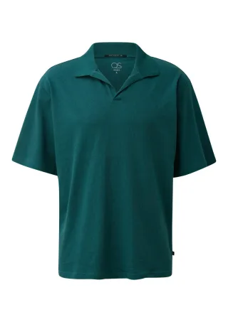 Q/S designed by - Poloshirt in Loose Fit blau - Gr. - XXL