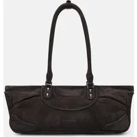 Liebeskind Berlin Schultertasche Archive Esther Satchel S, Handliche Schultertasche aus Veloursleder