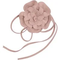 MIRROSI Taillengürtel Blume aus Echtleder zu binden, Einheitsgröße, Made in Italy Einheitsgröße (Geeignet für einen Hüftumfang bis zum ca.150 cm)