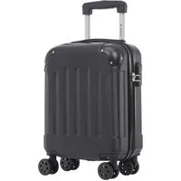 YONSLY Hartschalen-Trolley Hartschalen-Reisekoffer Trolley für Kurztrip und Urlaubsreisen, 4 Rollen, mit Zahlenschloss, ABS-Schale und weichem Gummigriff für Tragekomfort