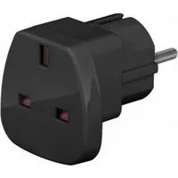 Goobay Stromadapter, UK Plug Adapter Schutzkontakt 230V/240V - Steckadapter