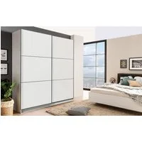 Home affaire Schwebetürenschrank Sierra klassischer Kleiderschrank Wäscheschrank 179 oder 217cm breit mit kompletter Inneneinteilung, FSC®-zertifizierter Holzwerkstoff