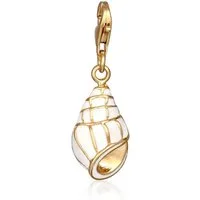 Elli Charm-Einhänger Muschel Anhänger Strand 925 Sterling Silber