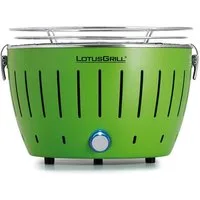 LotusGrill Holzkohlegrill Small Limettengrün mit USB-Anschluss