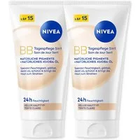 Nivea Tagescreme 5in1 BB Tagespflege Heller Hauttyp LSF 15 2 x 50ml Set, 2-tlg.