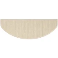 Karat Stufenmatte Sisal Urban, Stufenschutz, viele Farben, Matte, Halbrund, mit stabilem Klebewinkel