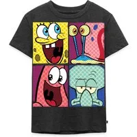 Spreadshirt T-Shirt SpongeBob Schwammkopf Patrick Gary Thaddäus Kinder Premium T-Shirt (1-tlg)