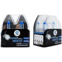 LLCTOOLS KFZ-Ersatzleuchte Halogen Leuchtmittel Glühbirne mit Xenon Optik Effekt H1, H7, H8, H11, H8, 2 St., Superwhite, Halogenlampen effizient 12V 55W mit E-Prüfzeichen