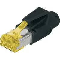 CAT.6a Hirose Modularstecker TM31 für Rundkabel, geschirmt inkl. Haube