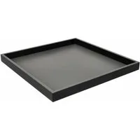 Giftcompany Dekotablett Neo, rechteckig, Dunkelgrau Schwarz, 32.5 x 32 cm