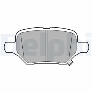 Delphi Bremsbel?ge hinten Chevrolet Trax Opel Mokka