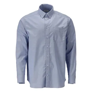 MASCOT Herren Langarmhemd FRONTLINE hellblau Hellblau 53-54 - 21004-745-71-53-54