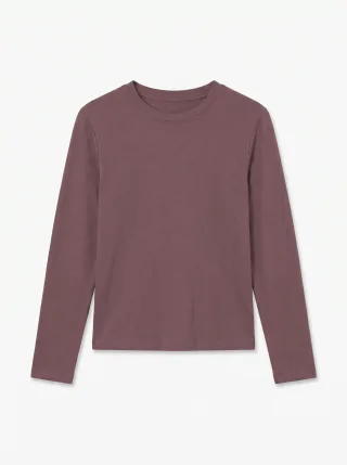 topshop - TSEVERYDAY LS TOP JRS NOOS Violett - Gr. - L