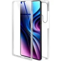 ONEFLOW Handyhülle für Samsung Galaxy S25 Ultra Hülle Komplett Schutz Touch Case 6,9 Zoll, 360 Grad Schutzhülle Transparent Rundumschutz Durchsichtig Beidseitig